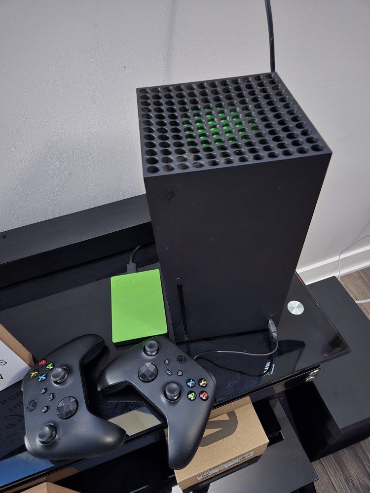 Xbox Series X with Headset, Controllers And Games