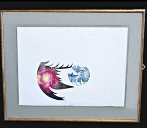 Gydee The Thunderer and Creator by Artist James A. Rome 31"H x 39"W Framed