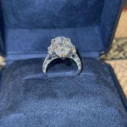 Platinum PT950 ring 5ct Size 6.75