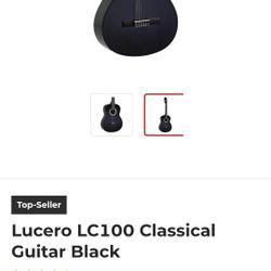 Lucero LC100 Classical Guitar Black