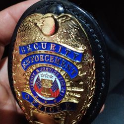 Security Metal Badge 