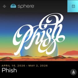 Phish 3 Day 16-18 GA Floor