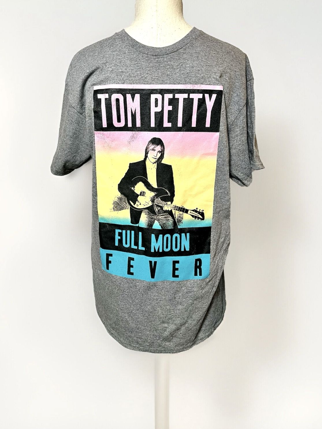 Retro TOM PETTY & the HEARTBREAKERS "Full Moon Fever" Concert Tour T-Shirt