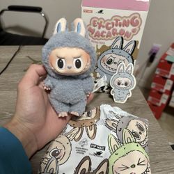 🩵Authentic POP MART Labubu Monsters Exciting Macaron Plush SEA SALT COCONUT