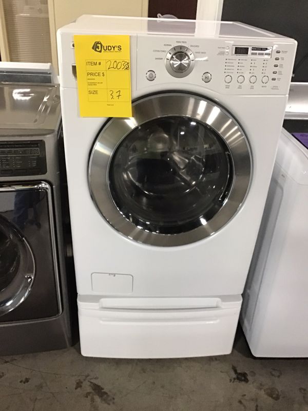 LG Front Load Washer with Pedestal for Sale in Salem, OR