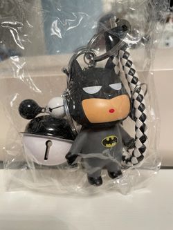 Cute Batman Bell Keychain 