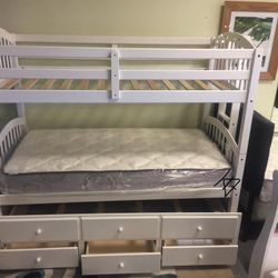 Micah Bunk Bed $10 Down Payment And Financing Available