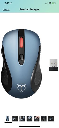 Blue Wireless Mouse