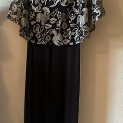 black and gold dress 