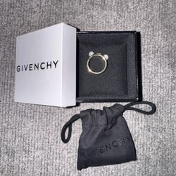 Brand New, Givenchy Ring Gold Plated With Pearls