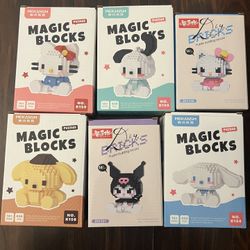 Hello Kitty & Friends Magic Blocks Puzzles Lot
