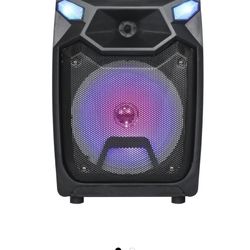 Speaker Bluetooth Radio USB Lights Microphone