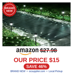 URAGO Solar Garden Lights – 10 Pack, Waterproof Pathway Lights, Dusk to Dawn