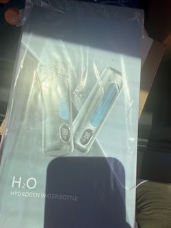 H2O Hydrogen Water Bottle