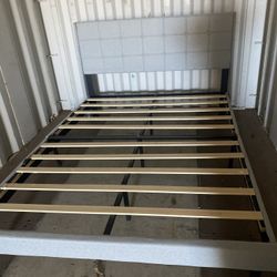 Light Grey Full Bed frame 