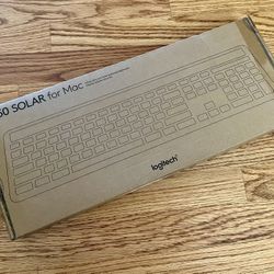 Brand New Unopened Logitech K750 Solar Wireless Keyboard Mac MacBook