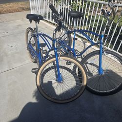 2 vintage schwinn 5 speed cruisers