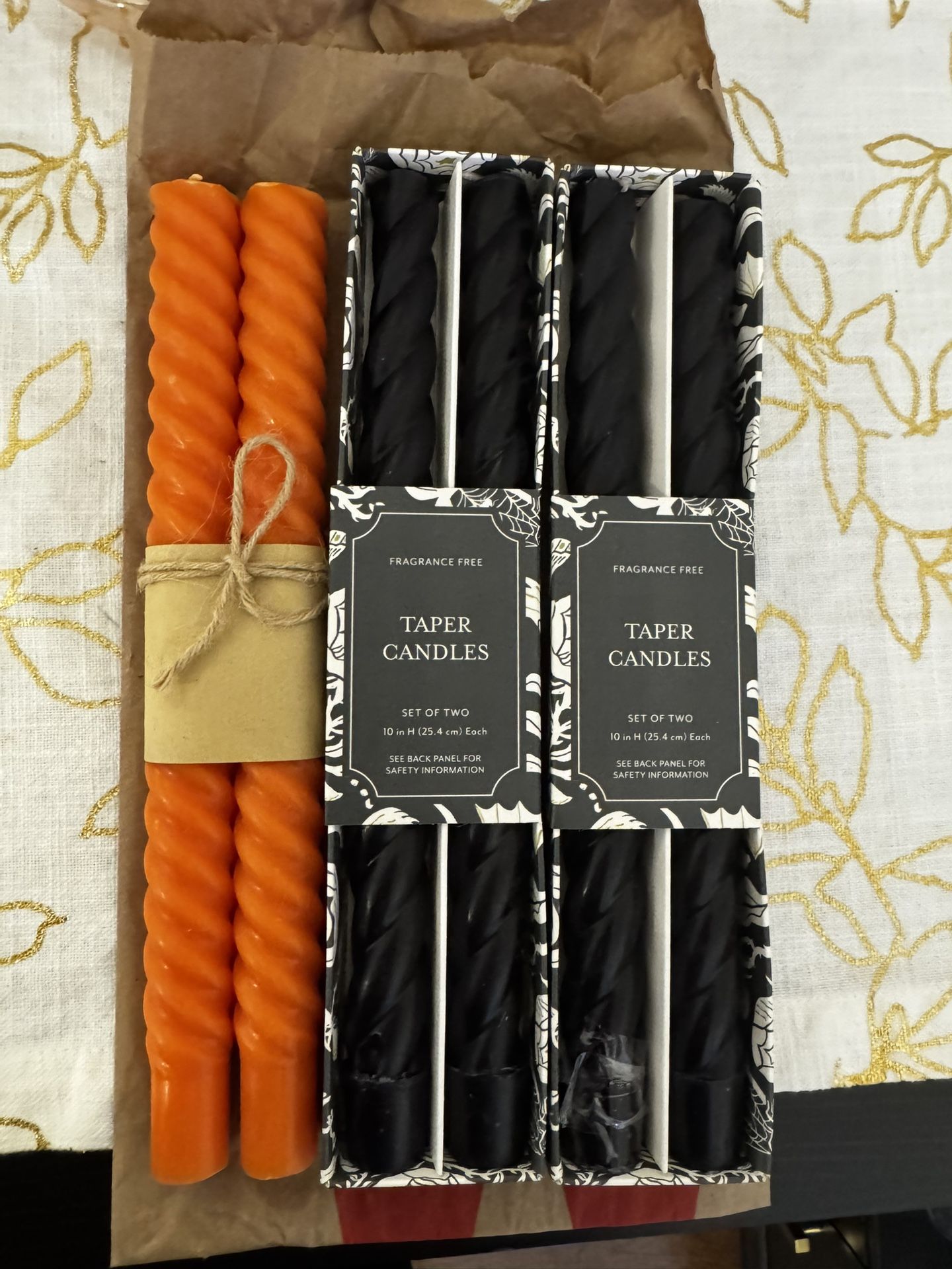 6 Taper Candles