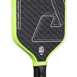 JOOLA Double Vision 16mm Pickleball Paddle - Signature and Standard Shape - Aramid Surface for Softer Responsive Touch - SK Film for Reduce Vibration 