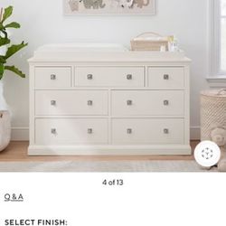 Charlie Extra Wide Dresser W/ Topper - Pottery Barn