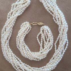 Vintage Freshwater Pearl Set