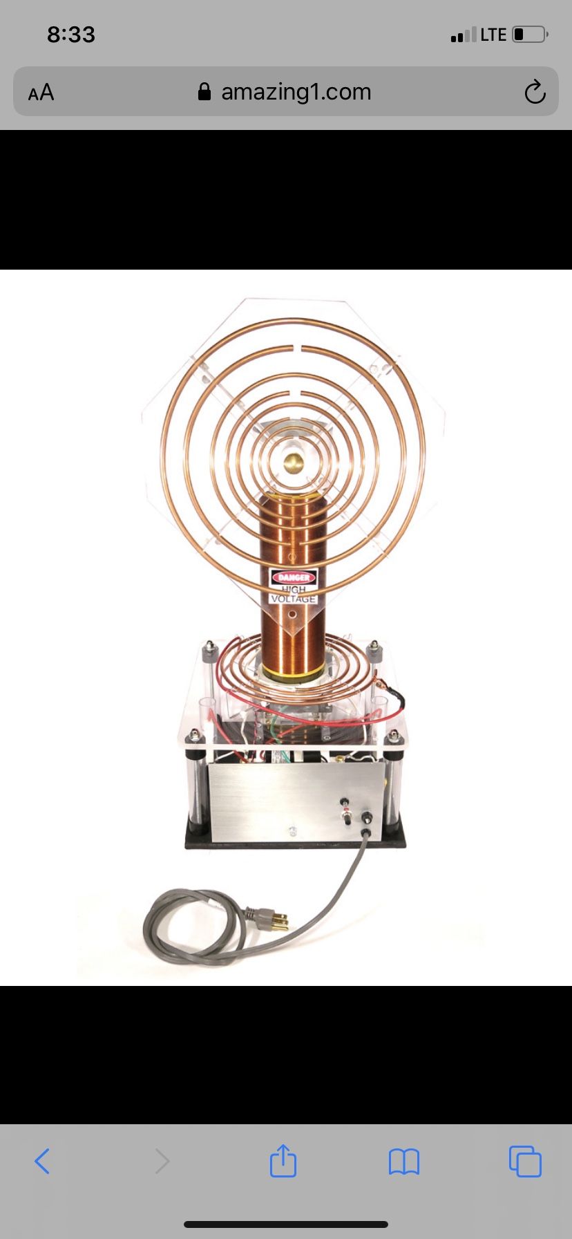 Tesla Coil - Lakhovsky Multiwave Generator