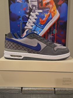 Nike SB Zoom Air Paul Rodriguez Low Mens Size 12 | Dodgers Blue Flint Grey