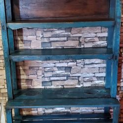 Antique trastero in blue