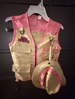 Children’s Jungle Explorer Vest and Hat/ Safari Ranger