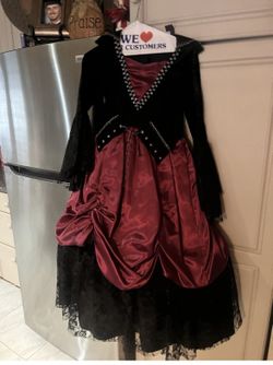 Gothic girls Halloween costume size10
