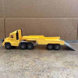 Plasto Bambola Trailer Truck With Lowboy Transport Trailer