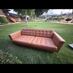 IKEA Vintage Leather Couch 