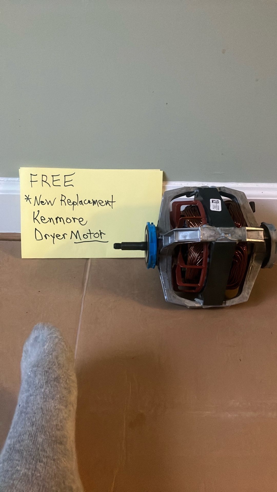 FREE — Dryer Motor — New