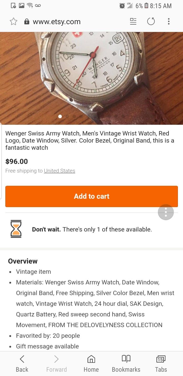 Wenger Swiss Army Watch