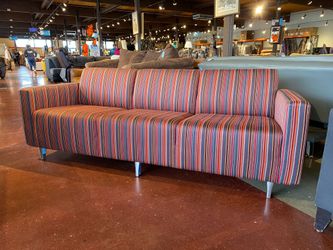 KEILHAUER Eglinton Contemporary Colorful Striped Couch