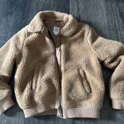 Gap Girls Sherpa Jacket Size M GUC