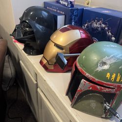 Darth Vader, iron man, Boba fett Wearable Masks/Helmets