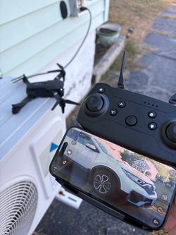 Black Foldable Mini Drone with Remote Controller