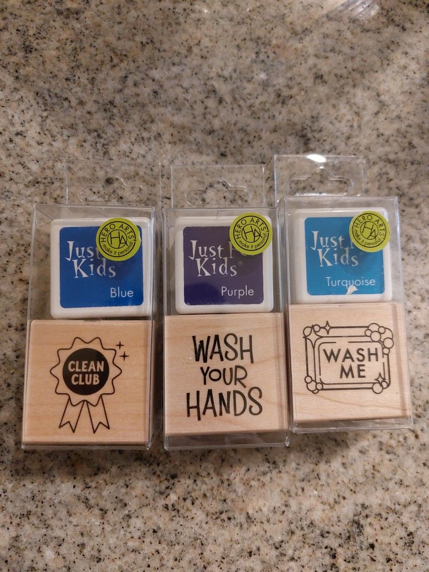 Just For Kids Handwashing Stamps Teachers School Daycare Preschool Kindergarten 