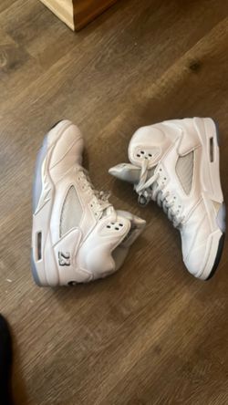 Jordan 5 White metallic