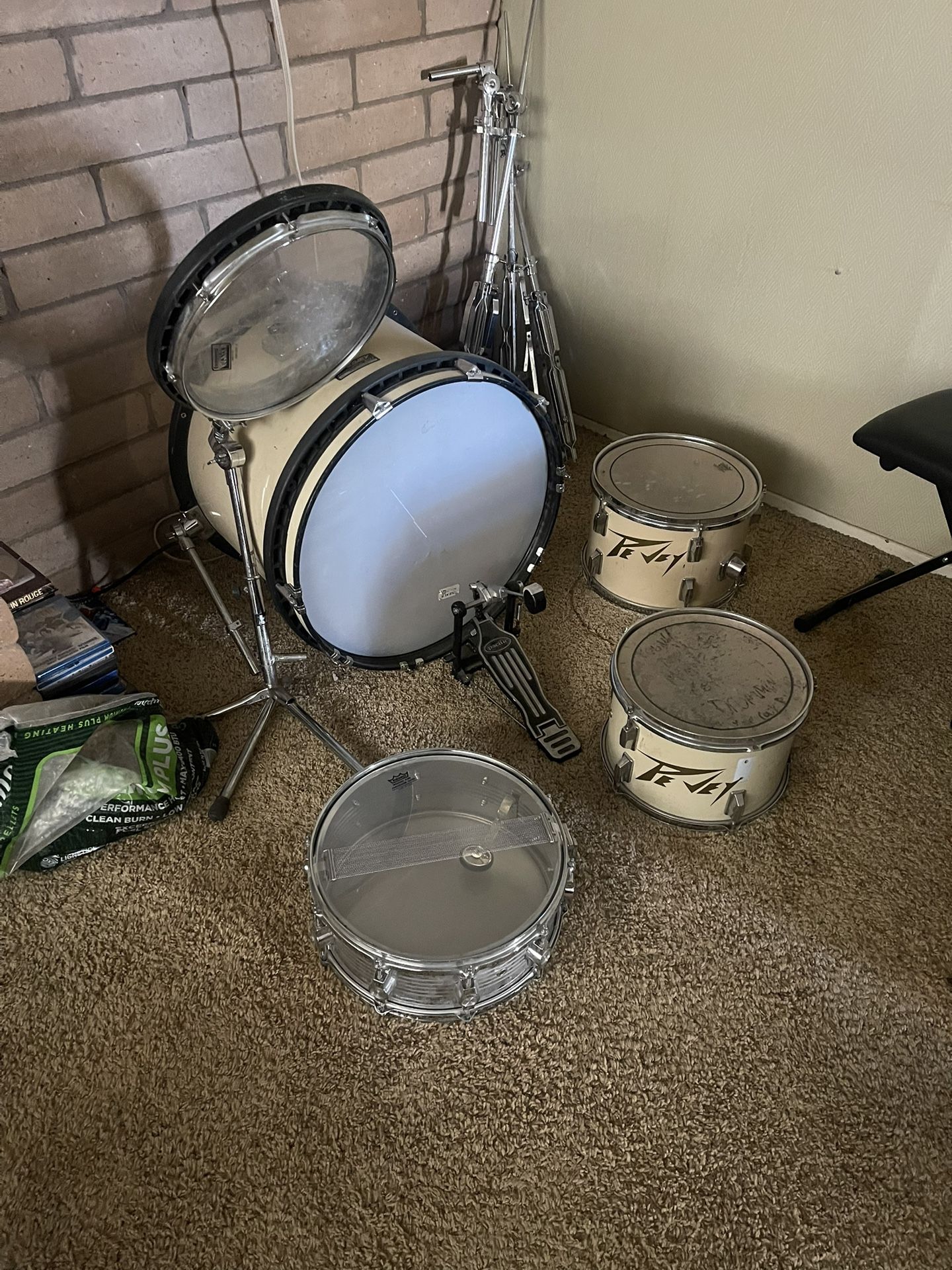 5 Pc Peavy Drum Set