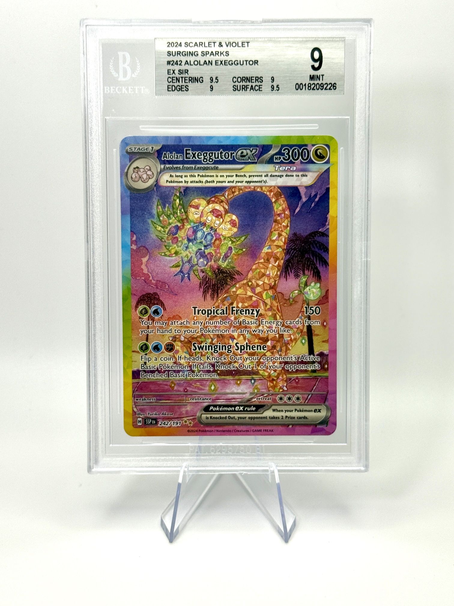 Graded - Alolan Exeggutor SIR - Surging Sparks