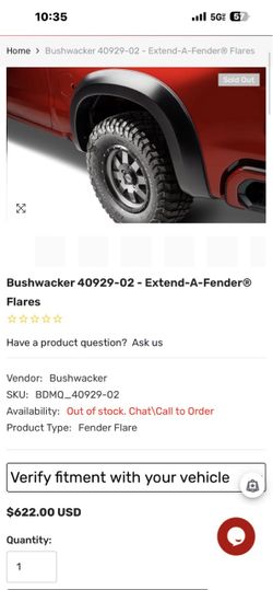 Silverado Bushwacker Fender Glares