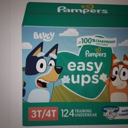 Pampers Easy Ups Boys Training Underwear 3T-4T 224 Count