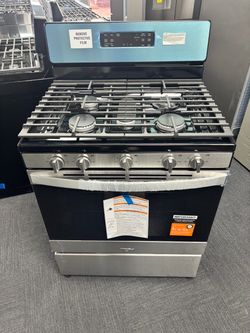 Whirlpool 5 burner gas stove