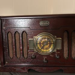 Modern Antique Looking Radio/Cassette/Record Player
