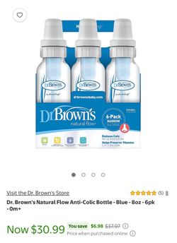 Dr. Brown's Natural Flow Baby Bottles 6-Pack