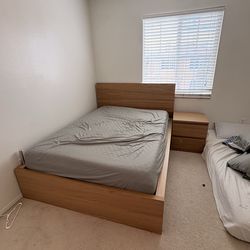 Double Bed frame and mattress