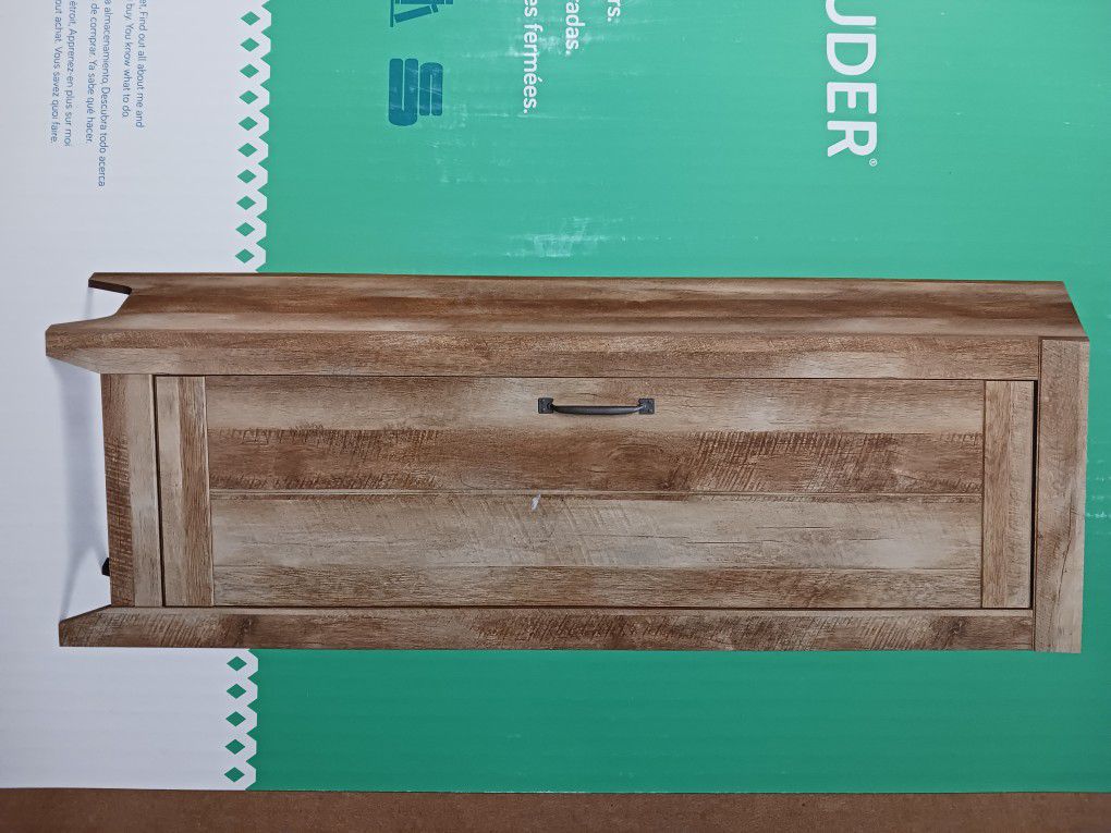 New Wood Storage Cabinet