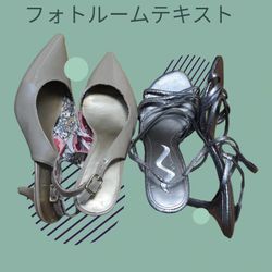 2  Pairs Women Shoes Size 7,5